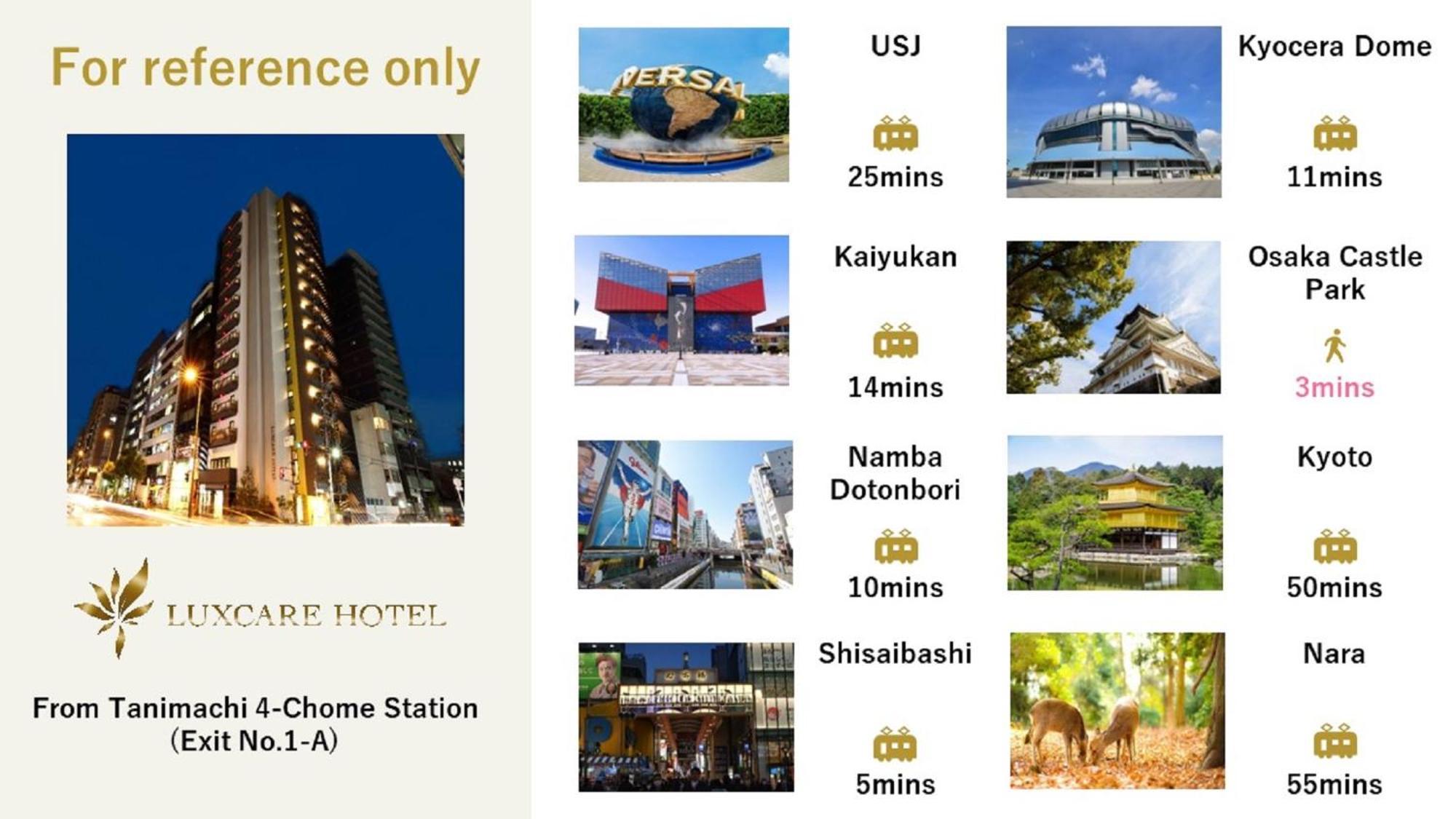 Luxcare Hotel Osaka Exterior foto